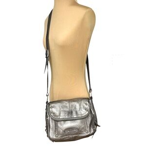 B. Makowsky Metallic Crossbody Bag